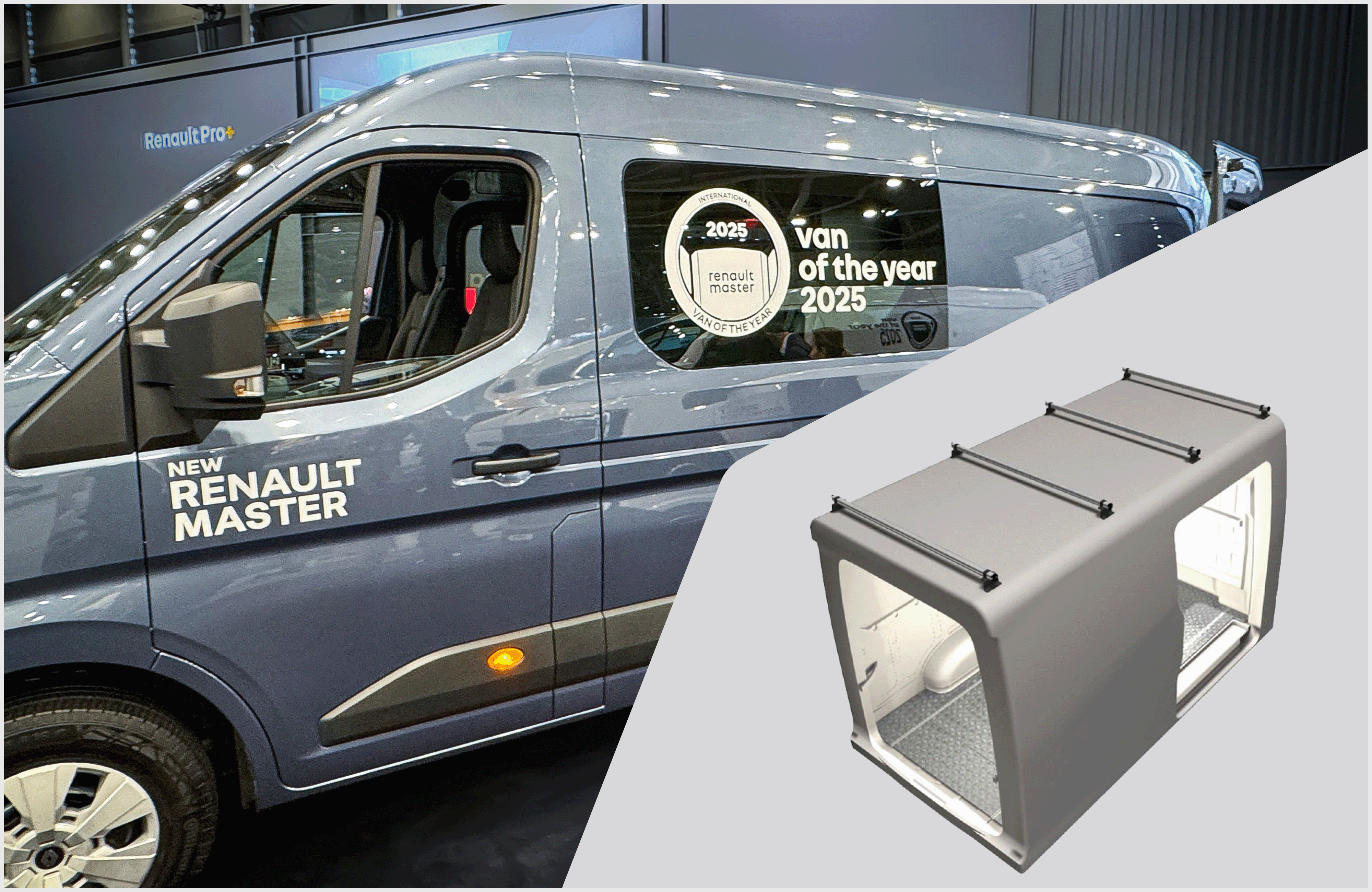 Bagażniki dachowe już dostępne dla Renault Master i Nissana Interstar 2024